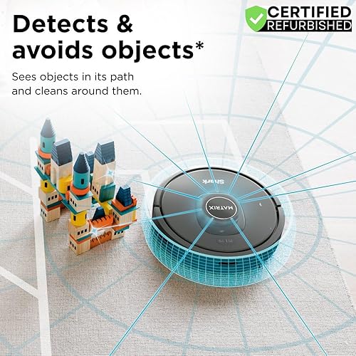 Miniatura 6 de Shark RV2300S Matrix - Paquete de aspiradora robot autovaciado con paquete de protección mejorada CPS de 2 años, negro, CRTE99SRKRV2300SRB (renovado)