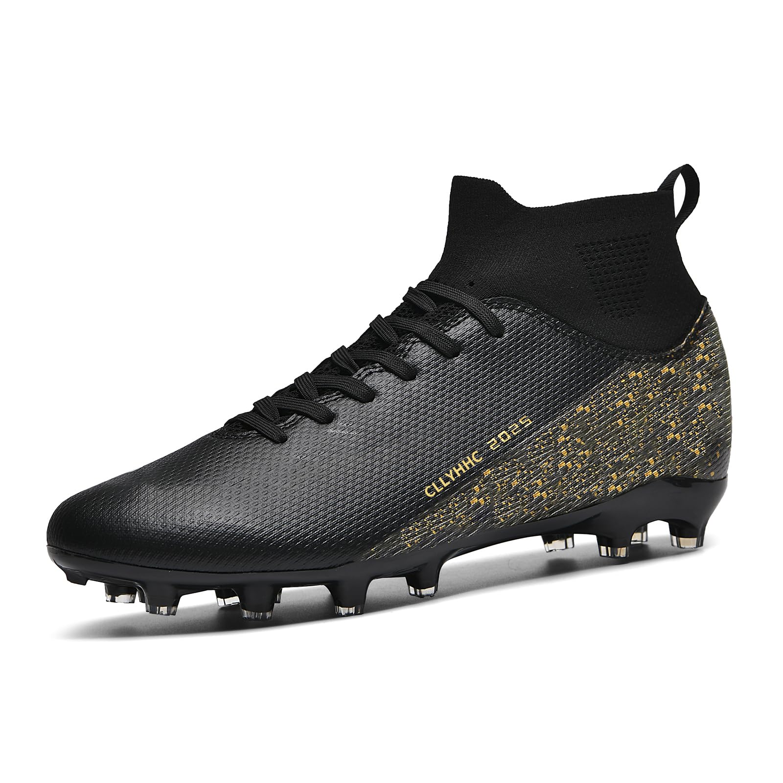 CLLYHHCMens Soccer Shoes Womens Indoor Outdoor Football Cleats Unisex Baseball Turf Shoe Youth Rugby Adult AG FG TF Football Boots Wide Training Sneaker