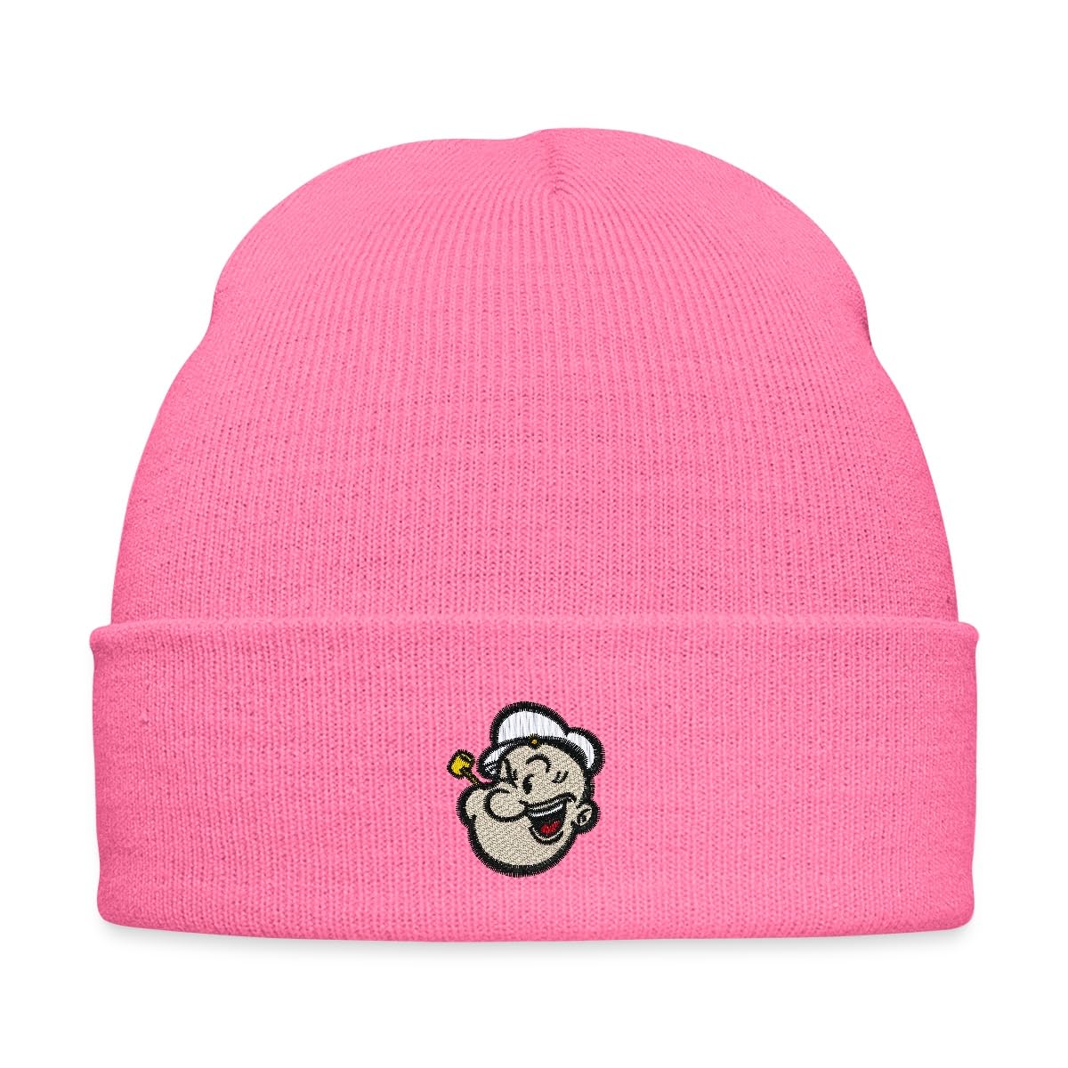 Bonnet hiver Popeye idée cadeau originale accessoire brodé rétro - 5