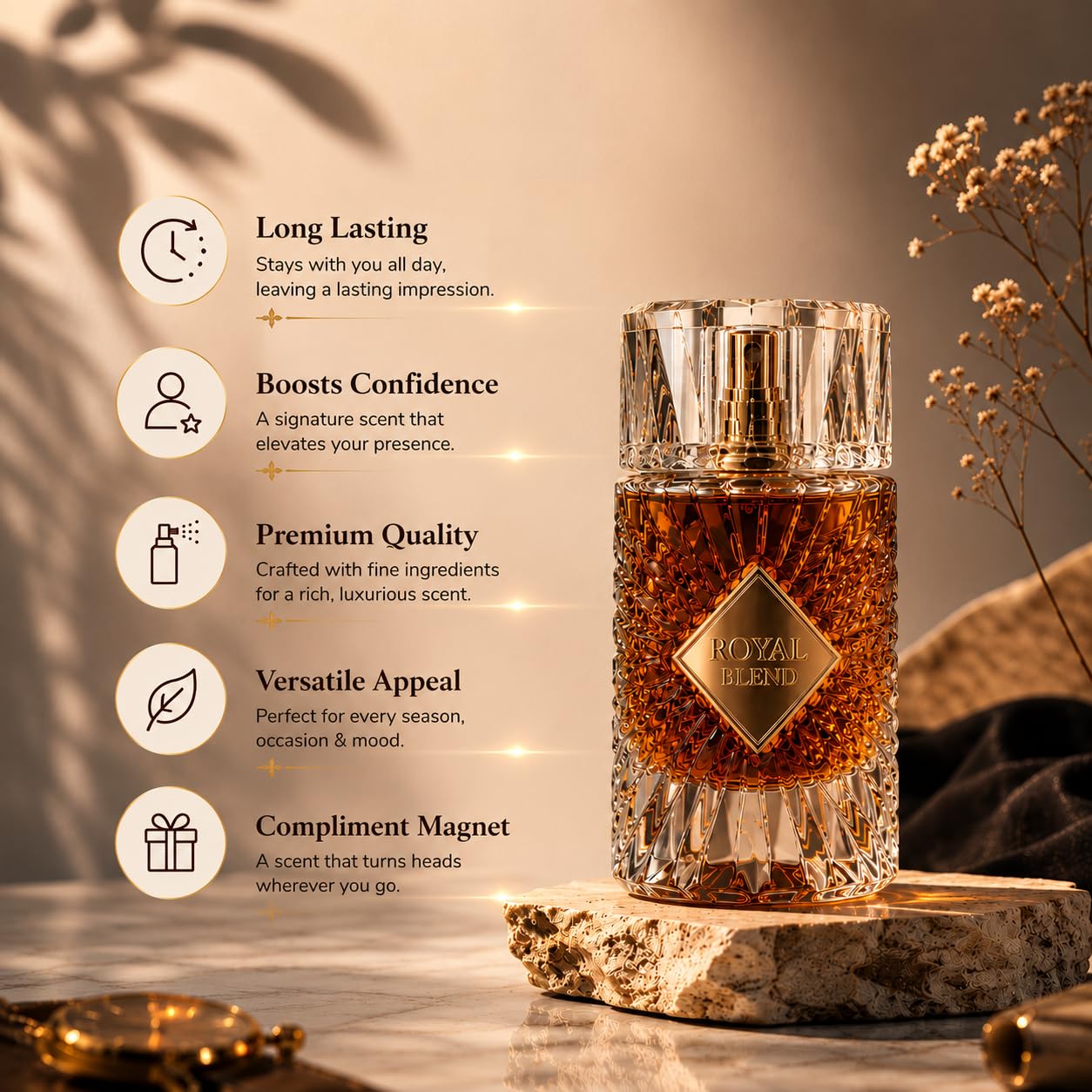 Amazon.com : Royal Blend Extrait EDP 100ml by French Avenue