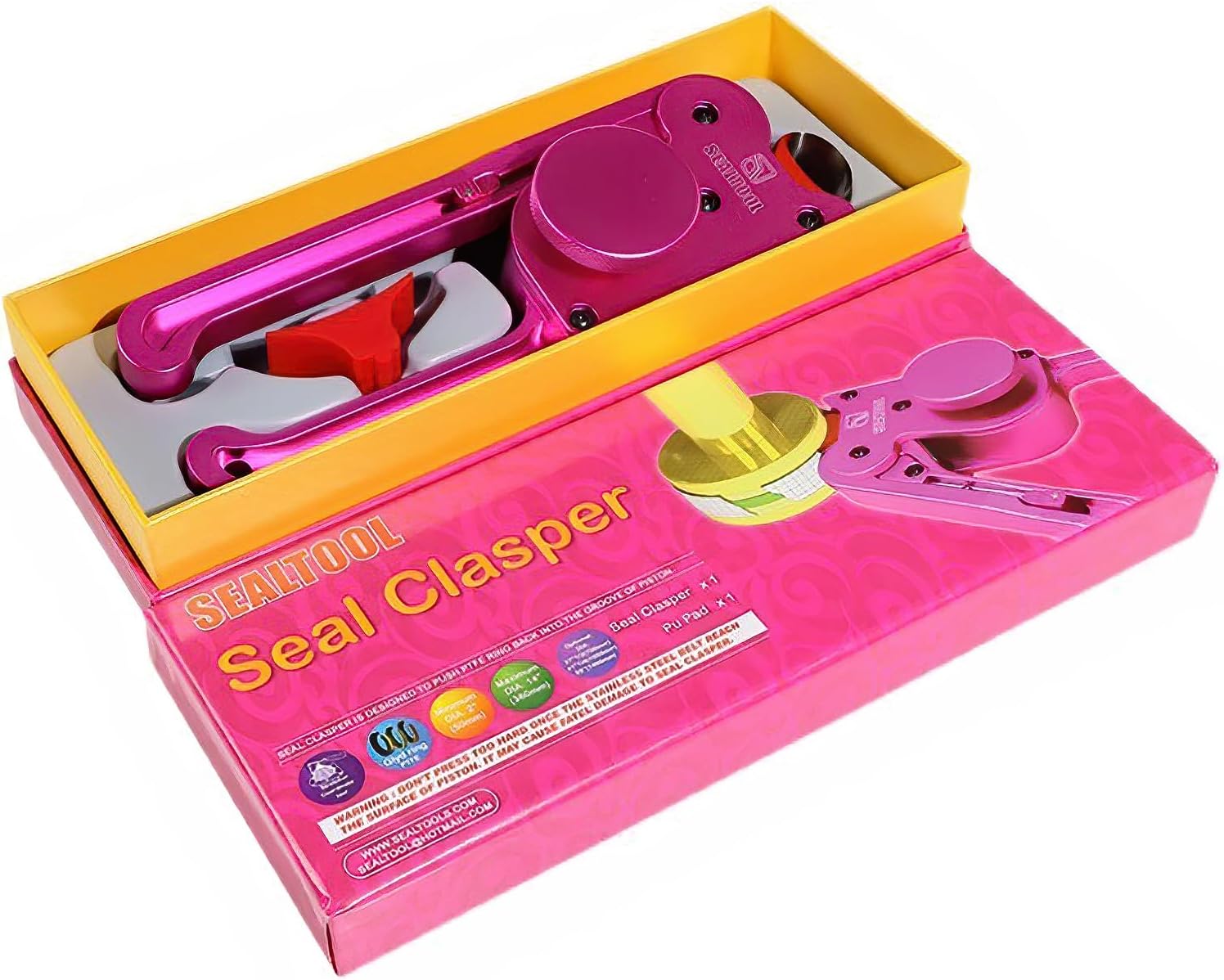 SEAL CLASPER (Version 5.0) 50mm-360mm Cylinder Rod Piston Seal Clasper Hydraulic Seal Installation Tool (50mm-360mm)