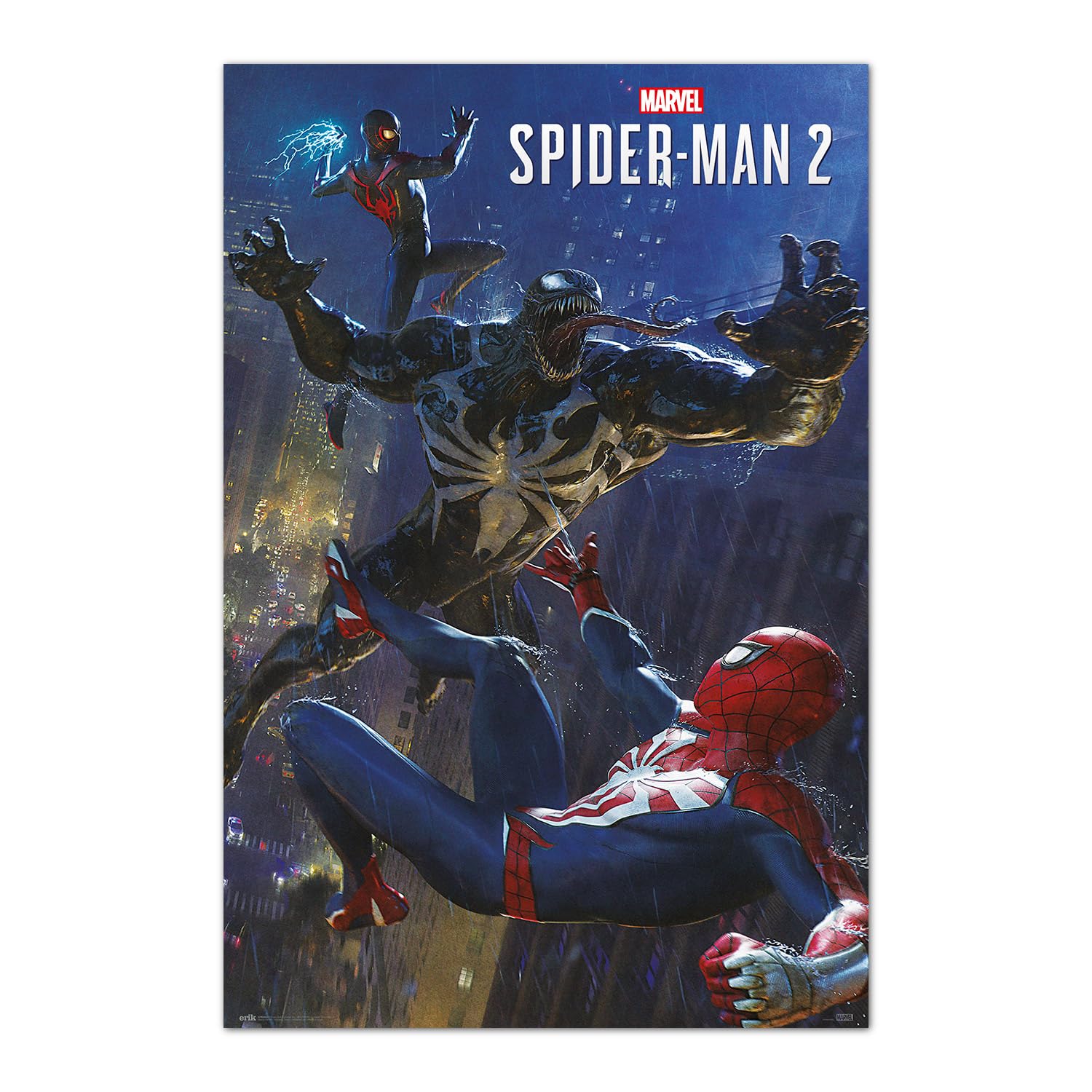 Grupo Erik Poster Marvel Spider-Man 2-36 x 24 inches / 91.5 x 61 cm - Shipped Rolled Up - Cool Posters, Art Poster, Wall Posters & Prints