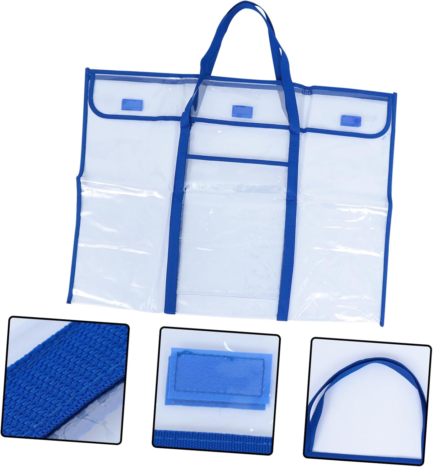 Portable Art Portfolio Bag for Posters and Bulletin Boards, Blue