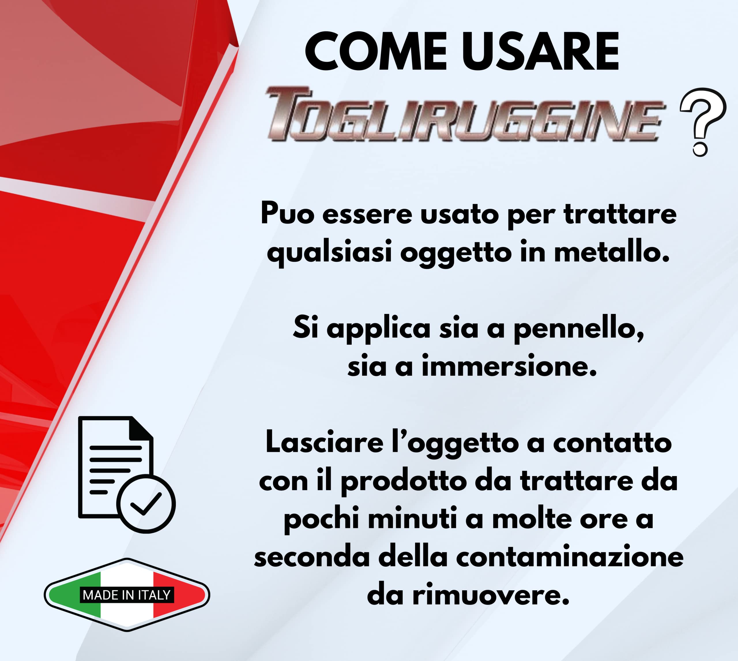 2 Togli Ruggine 4 Litri Potente Antiruggine Convertitore Ruggine con Acido Fosforico Rimuovi Elimina Sciogli Ruggine dal Metallo Antiruggine Convertiruggine per Ferro Rust Remover Auto Moto