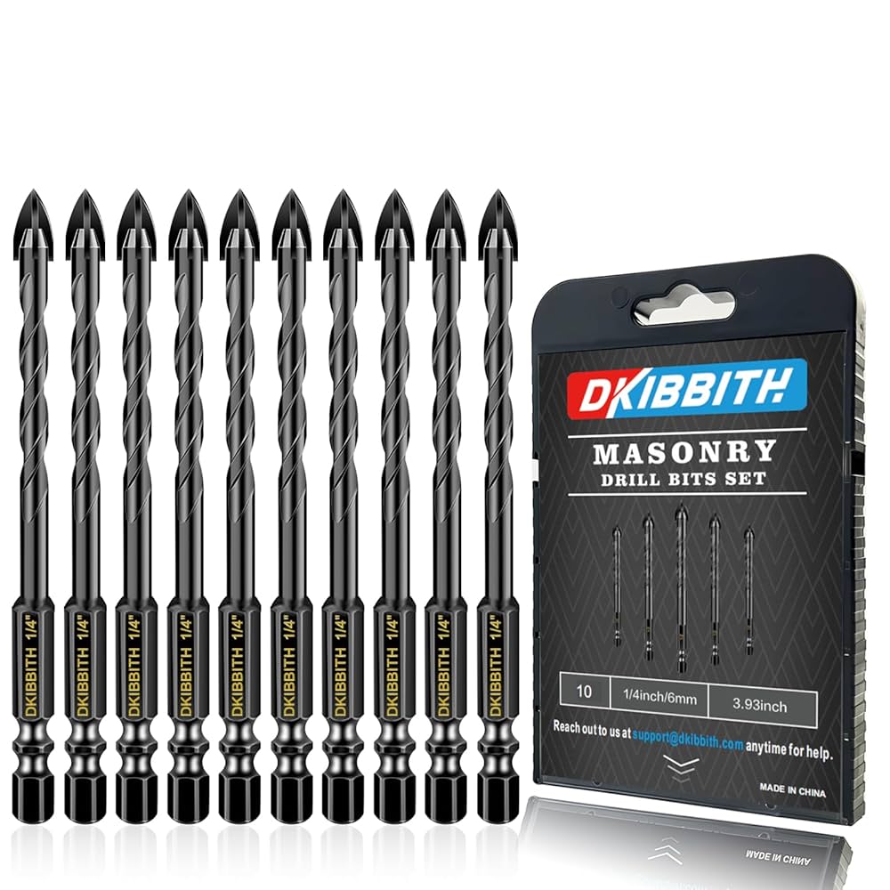 Amazon | 1/4インチ コンクリートドリルビット 石工ドリルビット