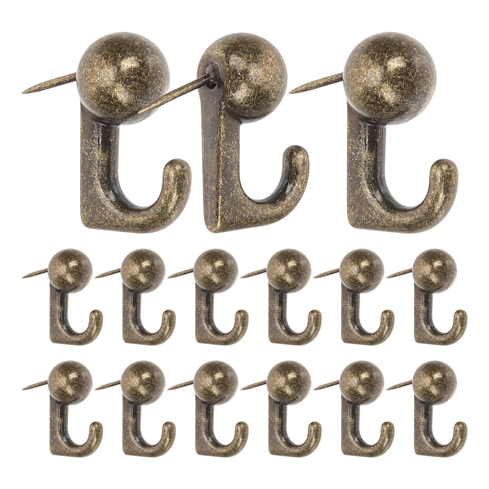 30 chinchetas de metal para colgar cuadros de corcho y boletines