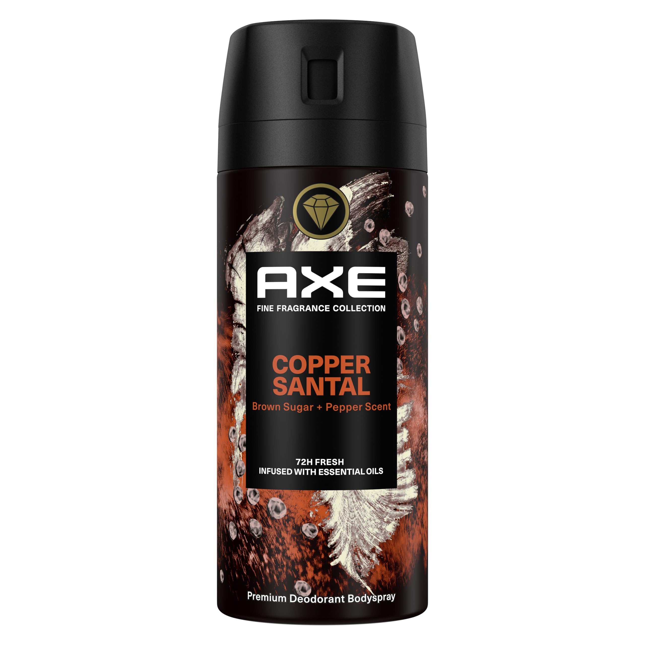 AXE Deodorant für Herren Kupfer-Sandelholz Prestige Kollektion Anti-Transpirant-Spray 72 Stunden Frische Non-Stop 150 ml