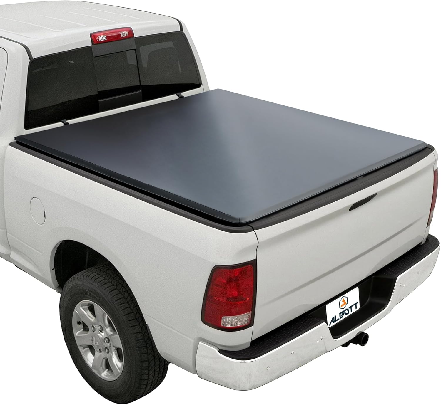 Albott 5.7 FT Soft Roll Up Truck Bed Tonneau Cover for 2009–2026 Dodge Ram 1500 & 2500 (Incl. Classic & New), Fits Fleetside Bed Without Rambox