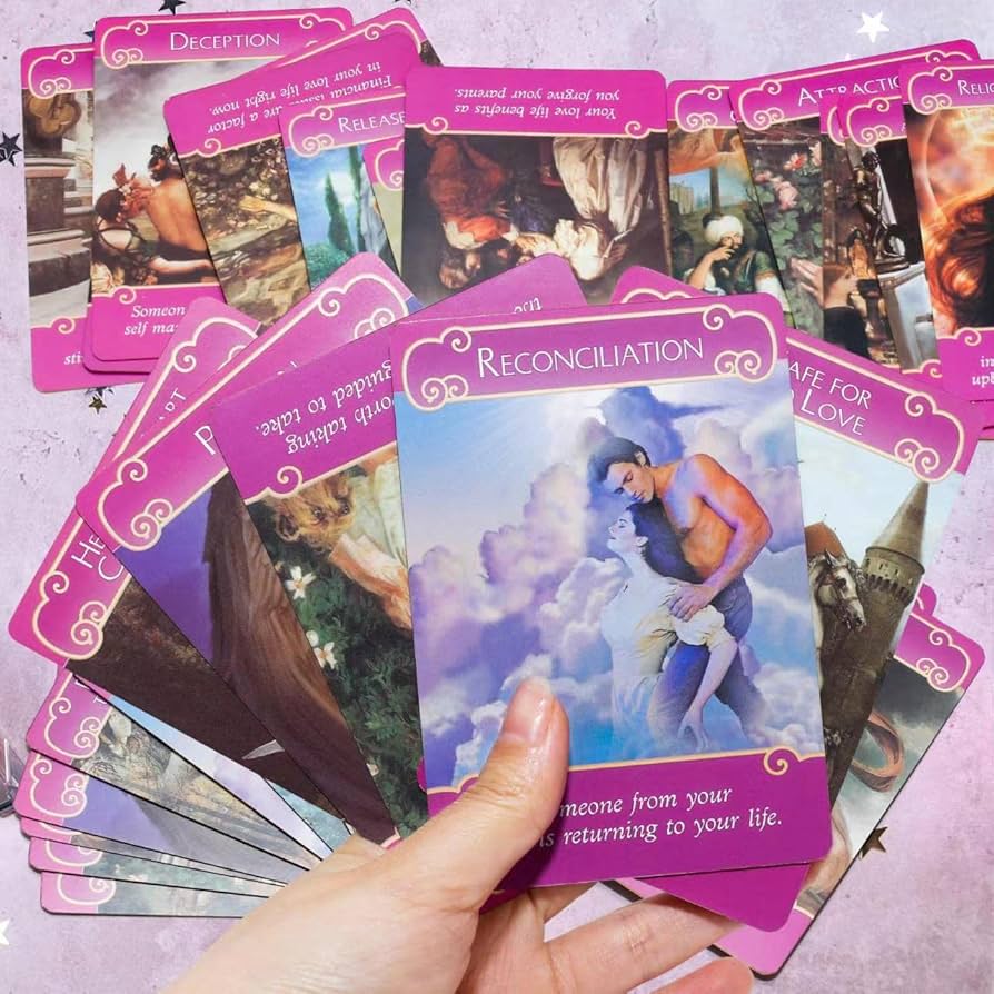 文学・小説 The Romance Angels Oracle Cards Amazon.com: Romantic Angel Oracle Cards – Love Wisdom