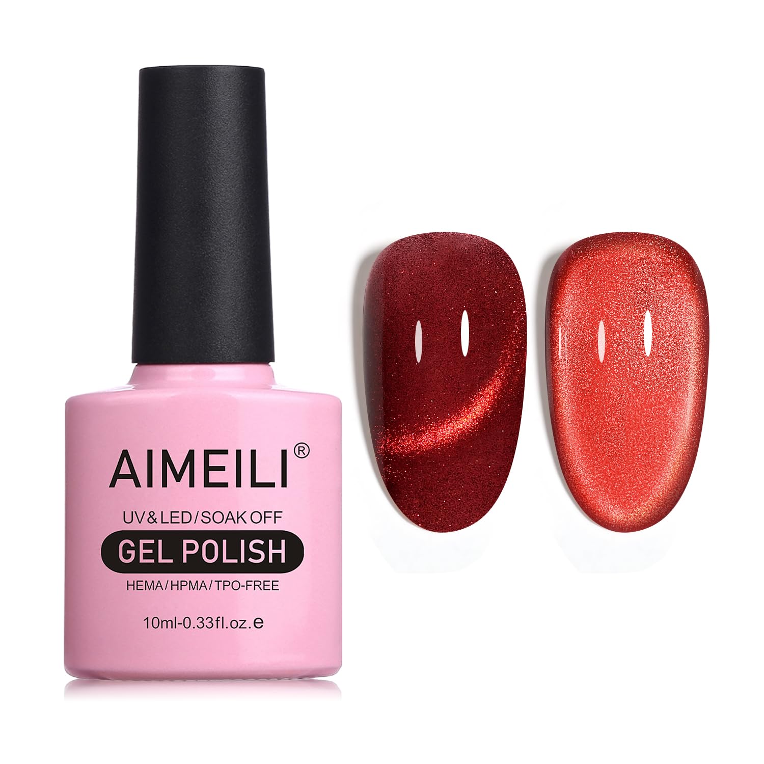 AIMEILI Hema Free Cat Eye Gel Lakier do paznokci UV LED Gellack Soak Off Vegan Cruelty-Free Gel Polish 10 ml (731)