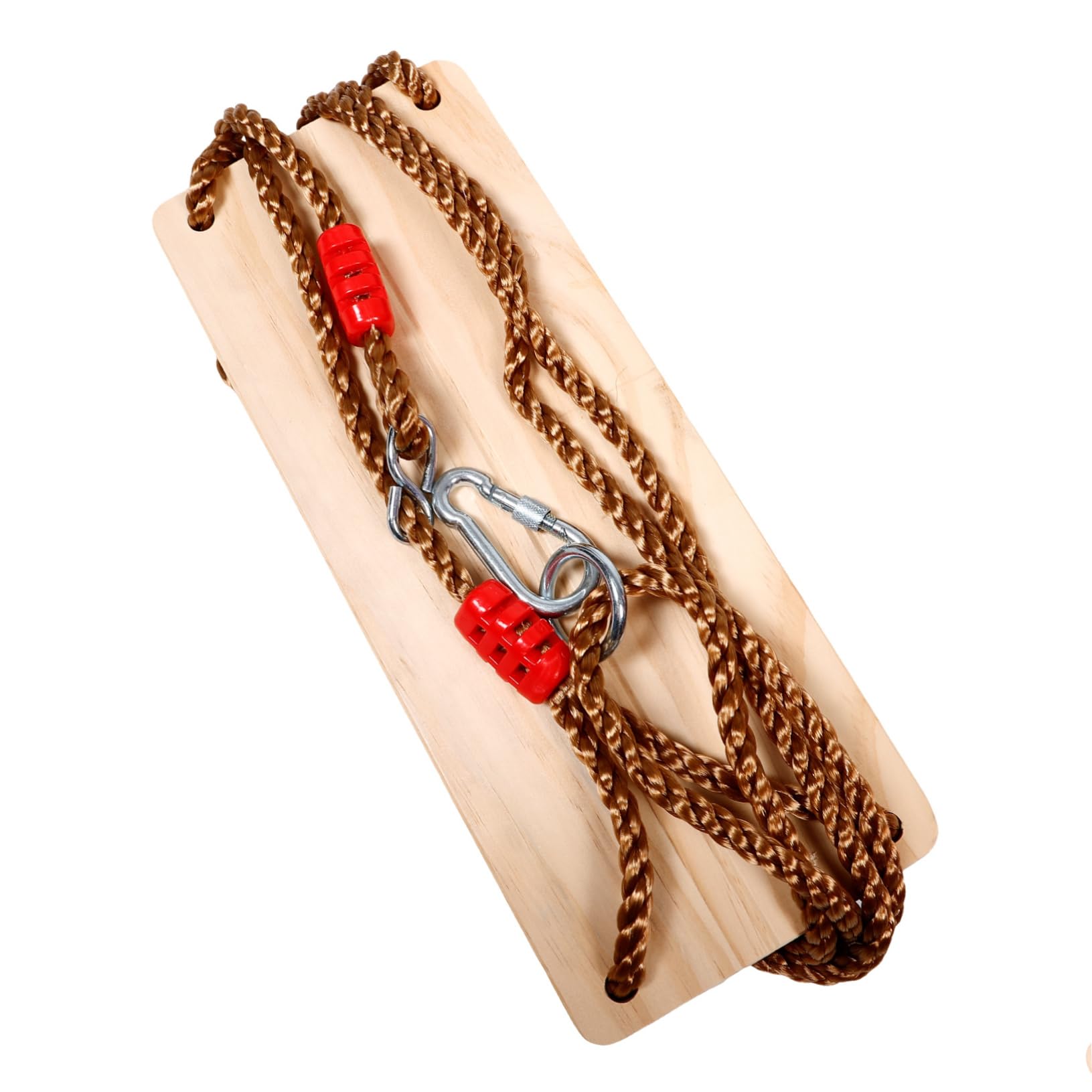 KOMBIUDA Wooden Swing Seat Replacement Indoor Swing for Boys and Girls for Backyard