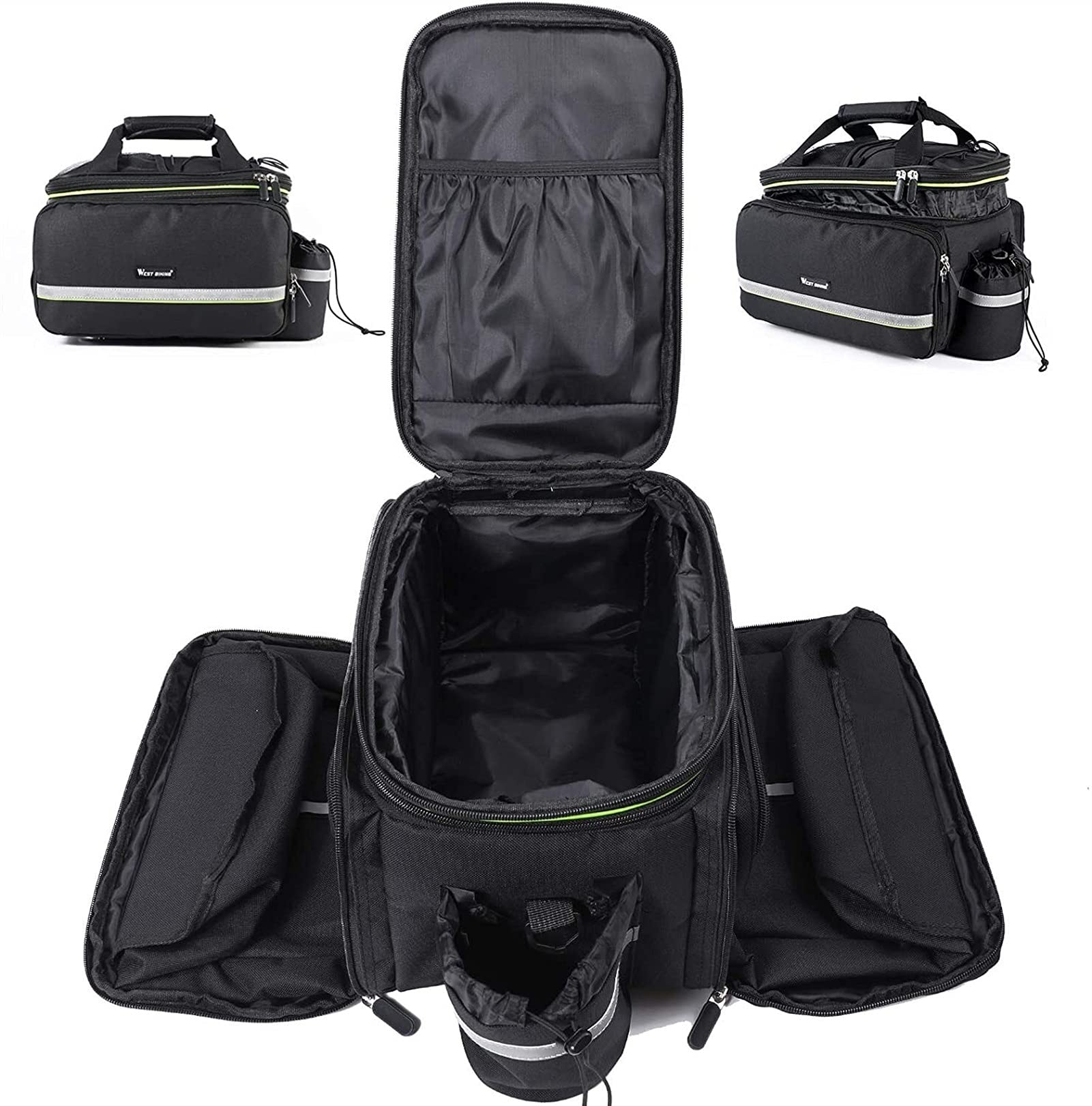 Borse per Biciclette. Borsa da Sella for Bicicletta, Borsa Mountain Bike, Grande capacità, Equitazione, Viaggio