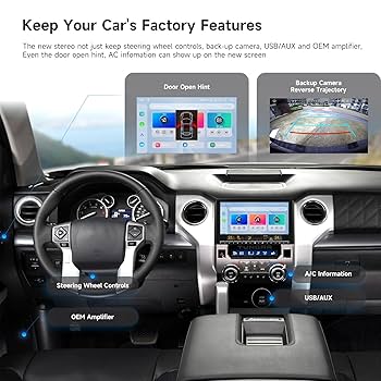 Apple - naxkaxです☆ Amazon.com: Dasaita Android 13 Double Din for 4Runner 03-09