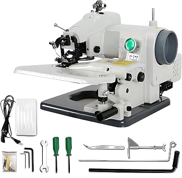 Portable Blind Stitch Hemming Machine for Sewing and Embroidery, High-Speed Operation with Adjustable Needle Pitch, Ideal for Hemming Trousers and Skirts