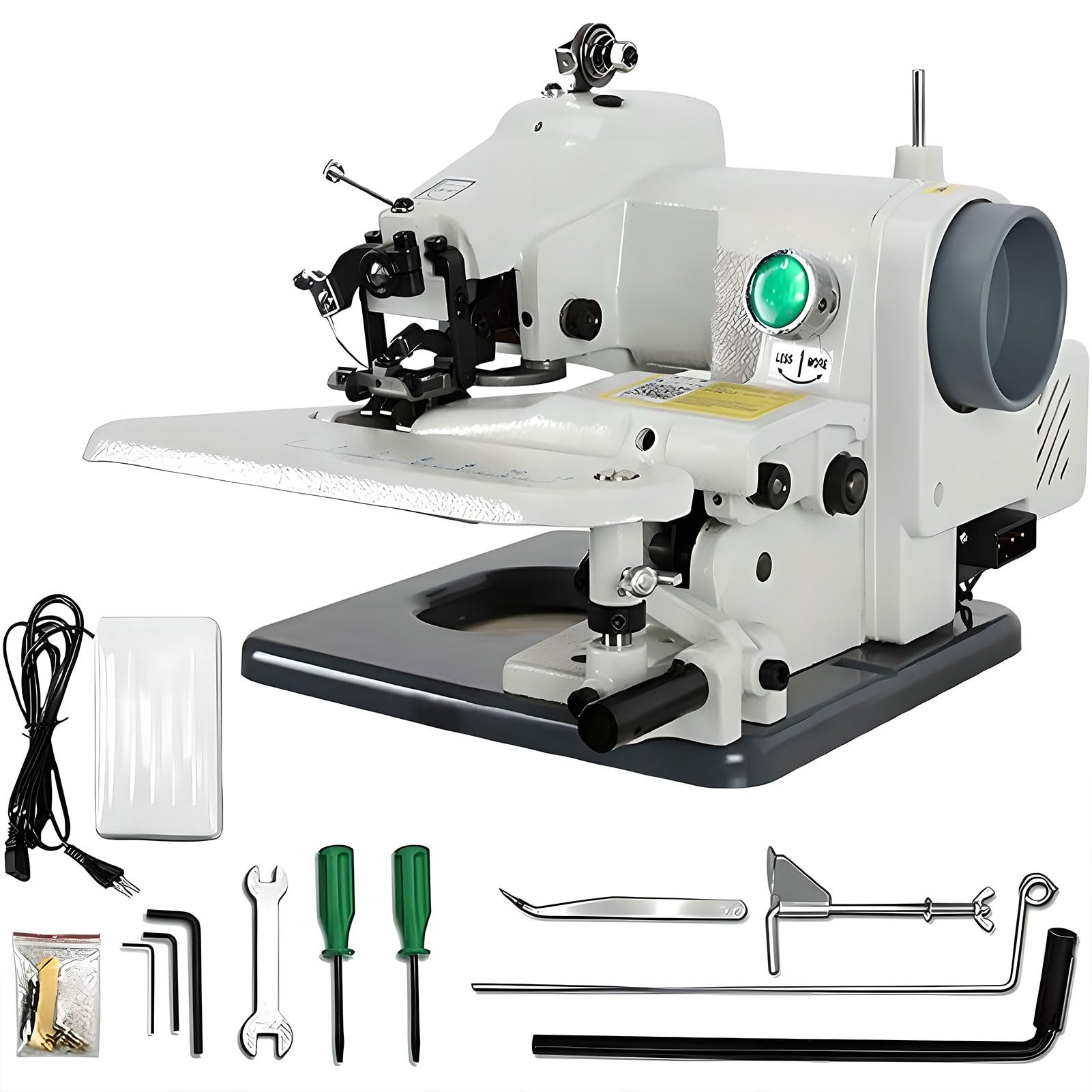 YXYLJOZ Portable Blind Stitch Hemming Machines, Sewing and Embroidery Machine with Max Speed 1200rpm & Needle Pitch 3-8mm, for Trousers Skirts Hemming