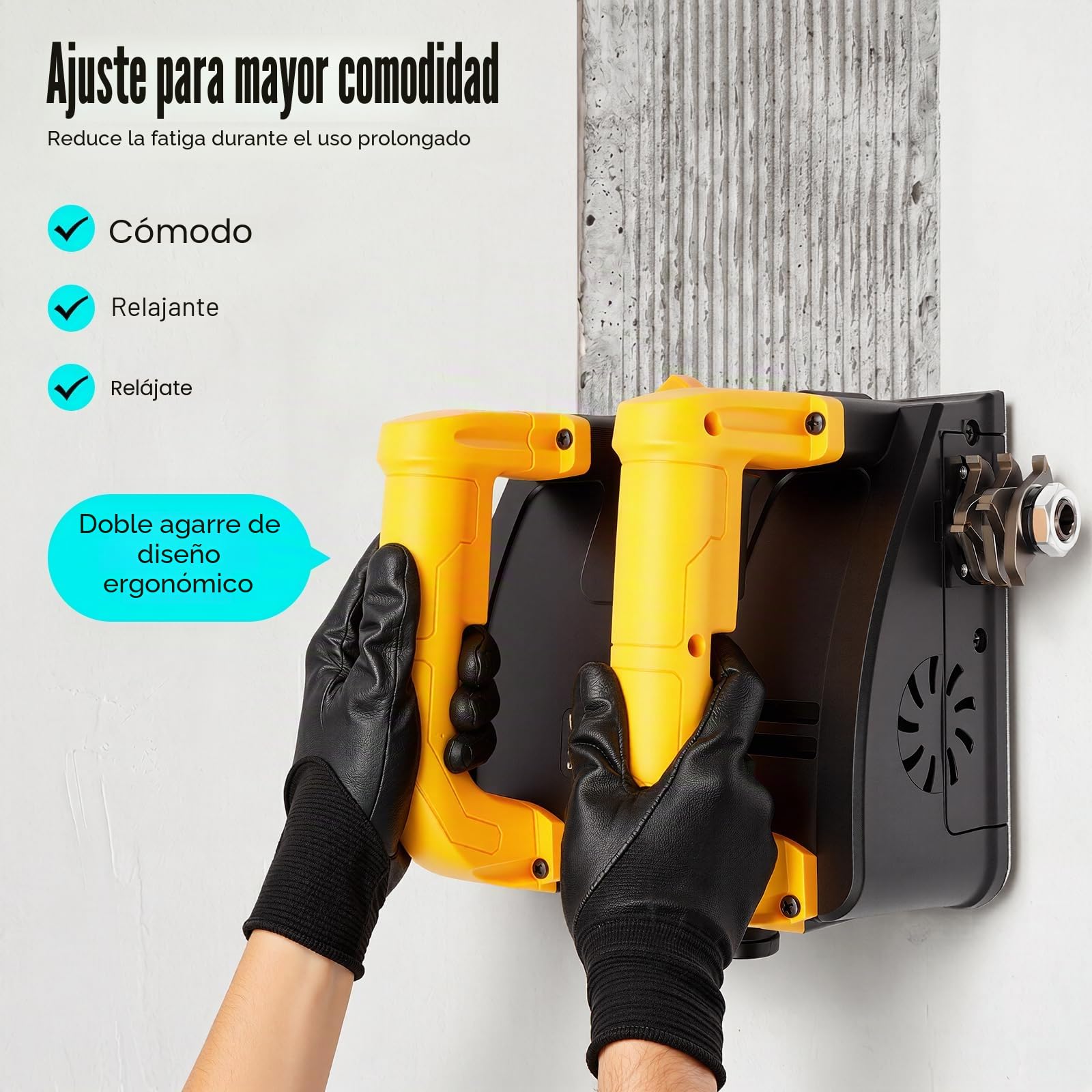 1200W Máquina de tallado de pared eléctrica Portátil Máquina de tallado de rodillos Hoja de poder Pala Máquina de pared, Fresadora de renovación Amoladora Fresadora de yeso Fresadora de muro Fresadora