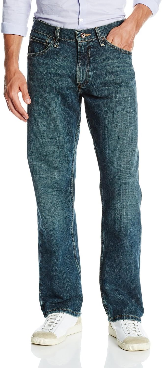 Nautica Men's Loose-Fit Medium-Wash Jean