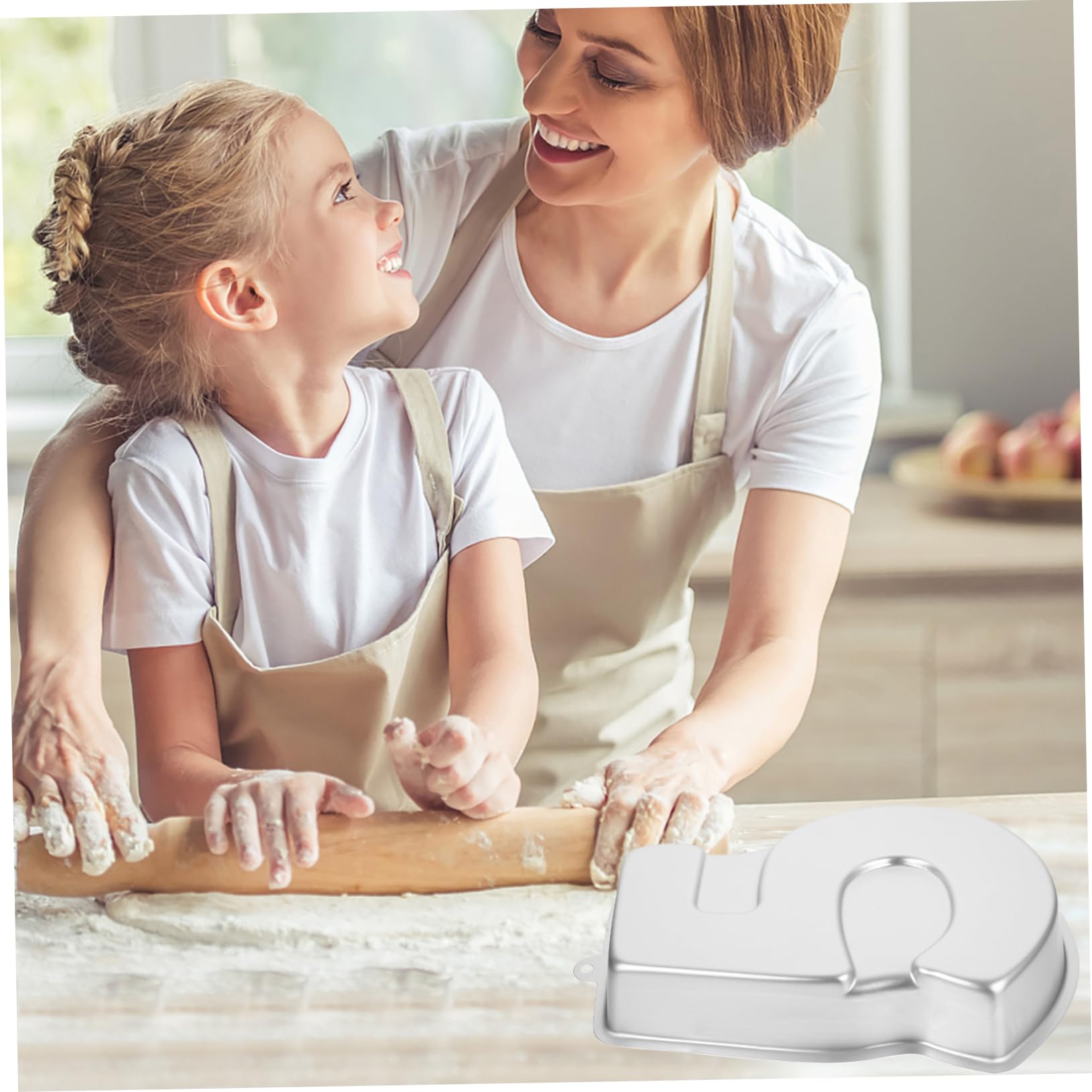 ABOOFAN 2 Piezas Molde para Pastel de Número de Aluminio para Cumpleaños Herramienta de Repostería Diy Pan de Hornear Metálico para Tartas y Celebraciones