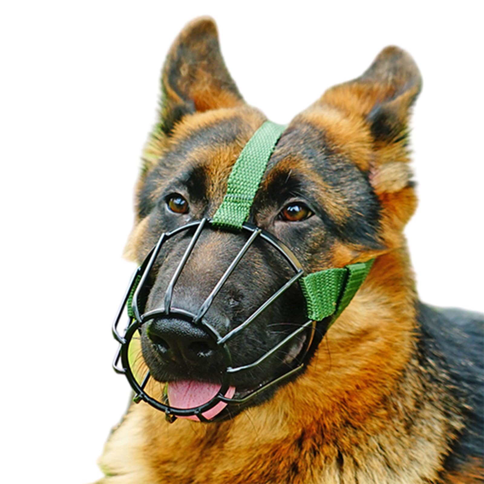 Bozal para Perros, Bozal de Malla for Cachorros, bozal for Perros Grandes, Protector for, Ajustable, Permite jadear y Beber, Gran Orificio respiración(No. 3)