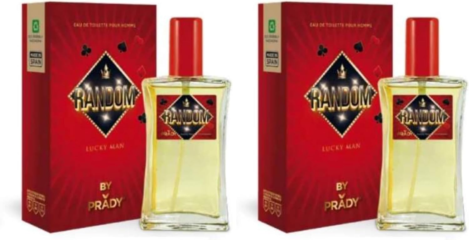 Prady – Eau de Toilette Random Homme – 100ml – Fragranza unisex – Eleganza e versatilità per ogni occasione (Confezione da 2)