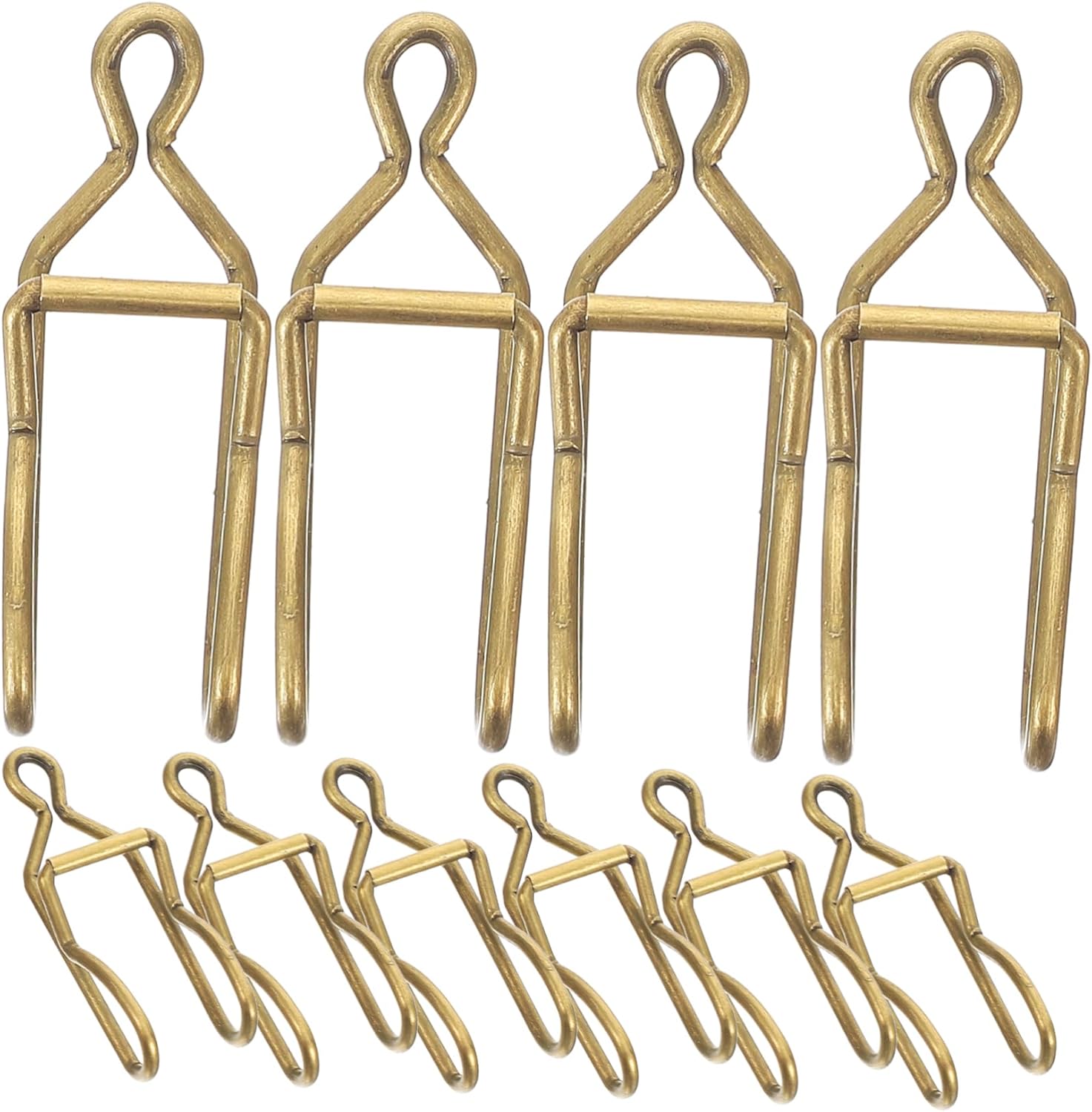 50pcs Iron Clasps for Pocket Watch Chain DIY Accessories Durable Rust Resistant Metal Clips Classic Color Minimal Design Easy Installation for Crafting