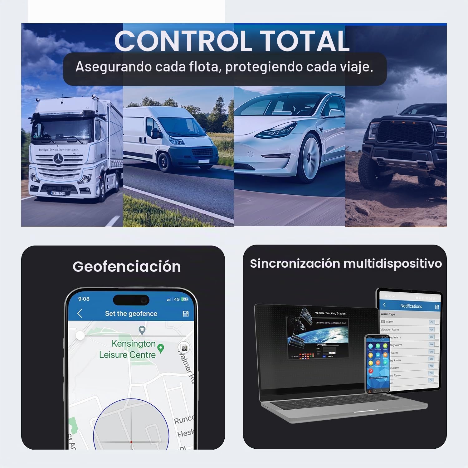 TKMARS Localizador GPS para Coche Sin Suscripción TK905 5000mAH Batería 90 Días de Espera Imán Antirrobo GPS Tracker con Seguimiento en Tiempo Real, Posicionamiento SMS, Rastreador con App Gratuita