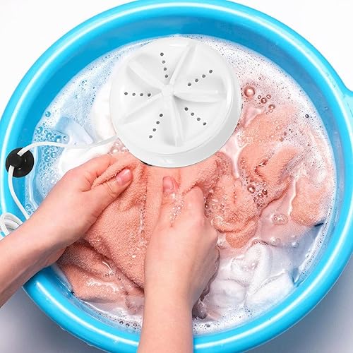 Miniatura 4 de DOITOOL Mini lavadora portátil USB Powered ultrasónico Turbo lavadora para calcetines ropa interior dormitorio de viaje pequeño dispositivo de