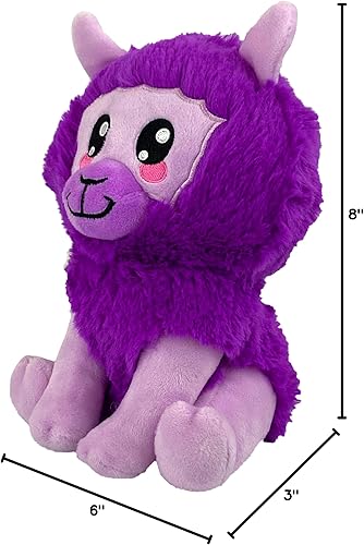 Miniatura 9 de Bleacher Creatures Kuricha - Peluche de llama sentado de 6 pulgadas, juguete inspirado en Chibi suave