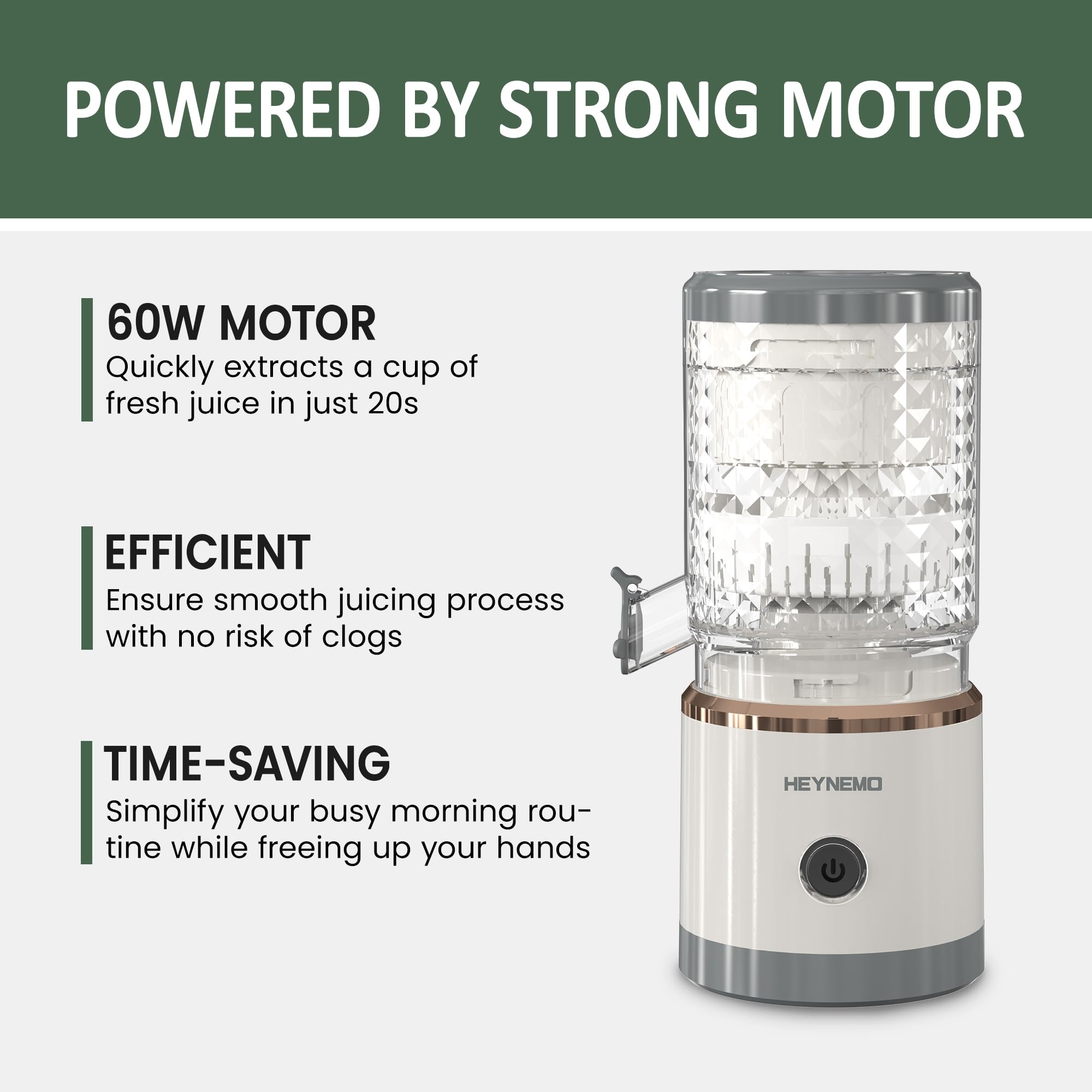 Exprimidor eléctrico de cítricos, exprimidor inalámbrico portátil recargable con cable USB y cepillo de limpieza, botón de un solo toque, exprimidor de jugo para naranjas, limones y limas, blanco