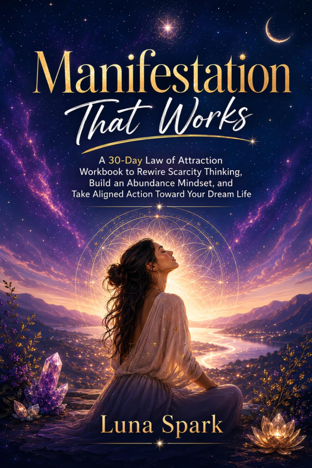 Manifestation That Works: A 30-Day Law of Attraction Workbook to Rewire Scarcity Thinking, Build an Abundance Mindset, and Take Aligned Action