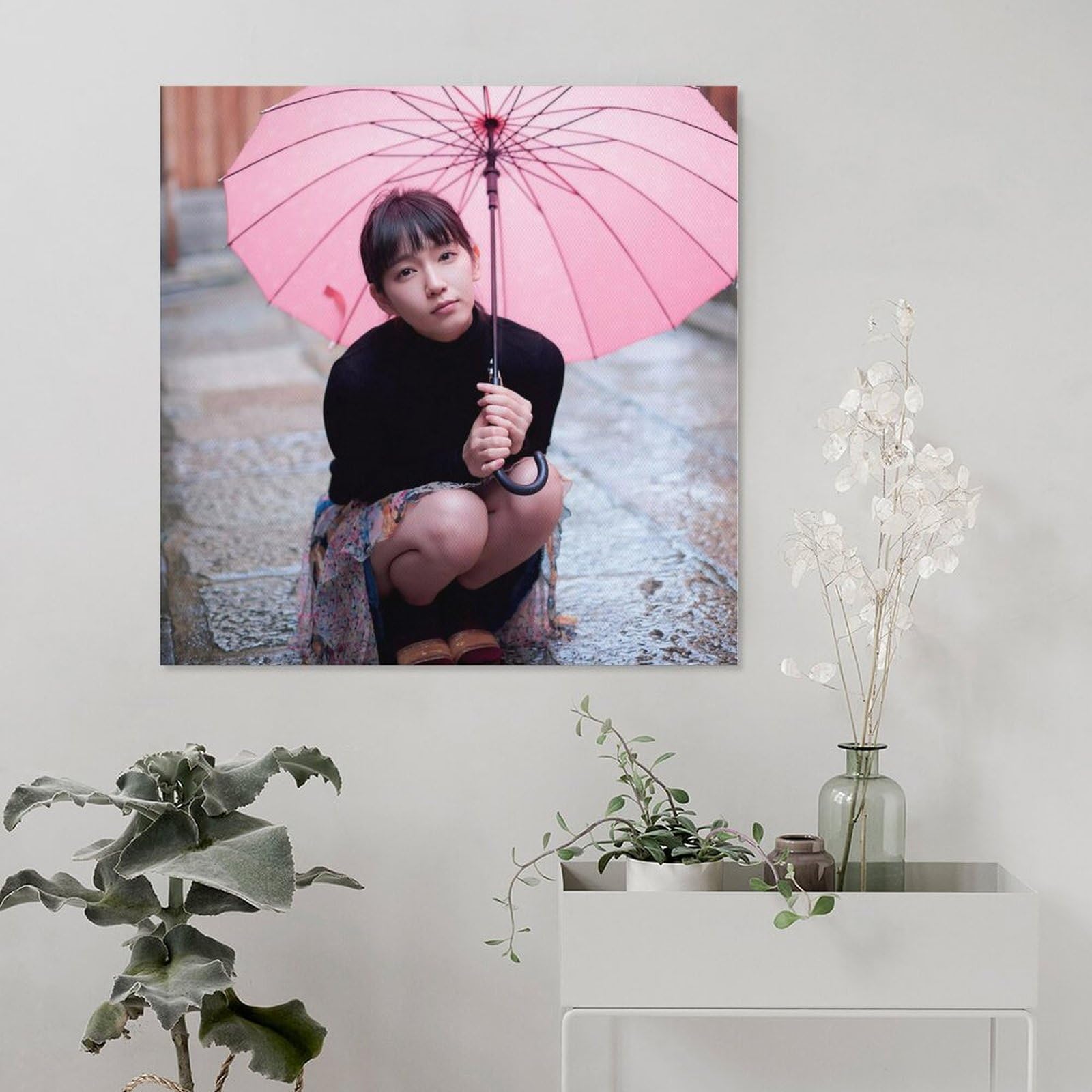 Amazon.co.jp: 女優の「吉岡里帆」写真 (33) アートパネル キャンバス