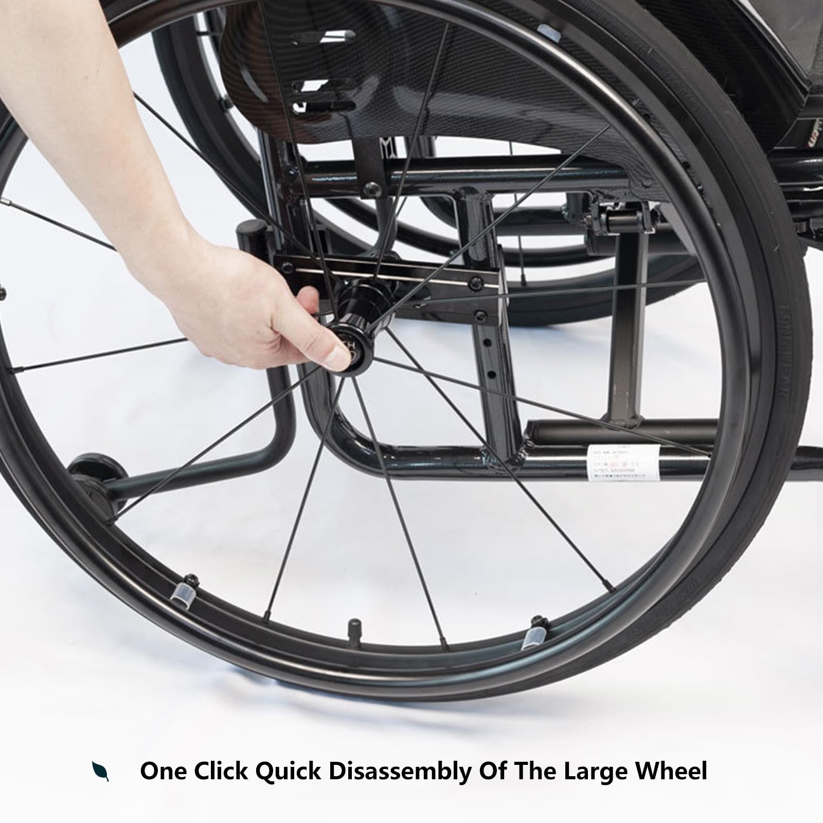 Sedia A Rotelle Pieghevole Sportiva Da Trasporto,sedia A Rotelle In Lega Di Alluminio,sedia A Rotelle Leggera Per Adulti,ausili Per La Mobilità Per Adulti,sedie A Rotelle Manuali Semoventi(Size:42cm/1