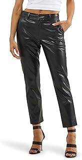 Womens Vegan Leather Trouser
