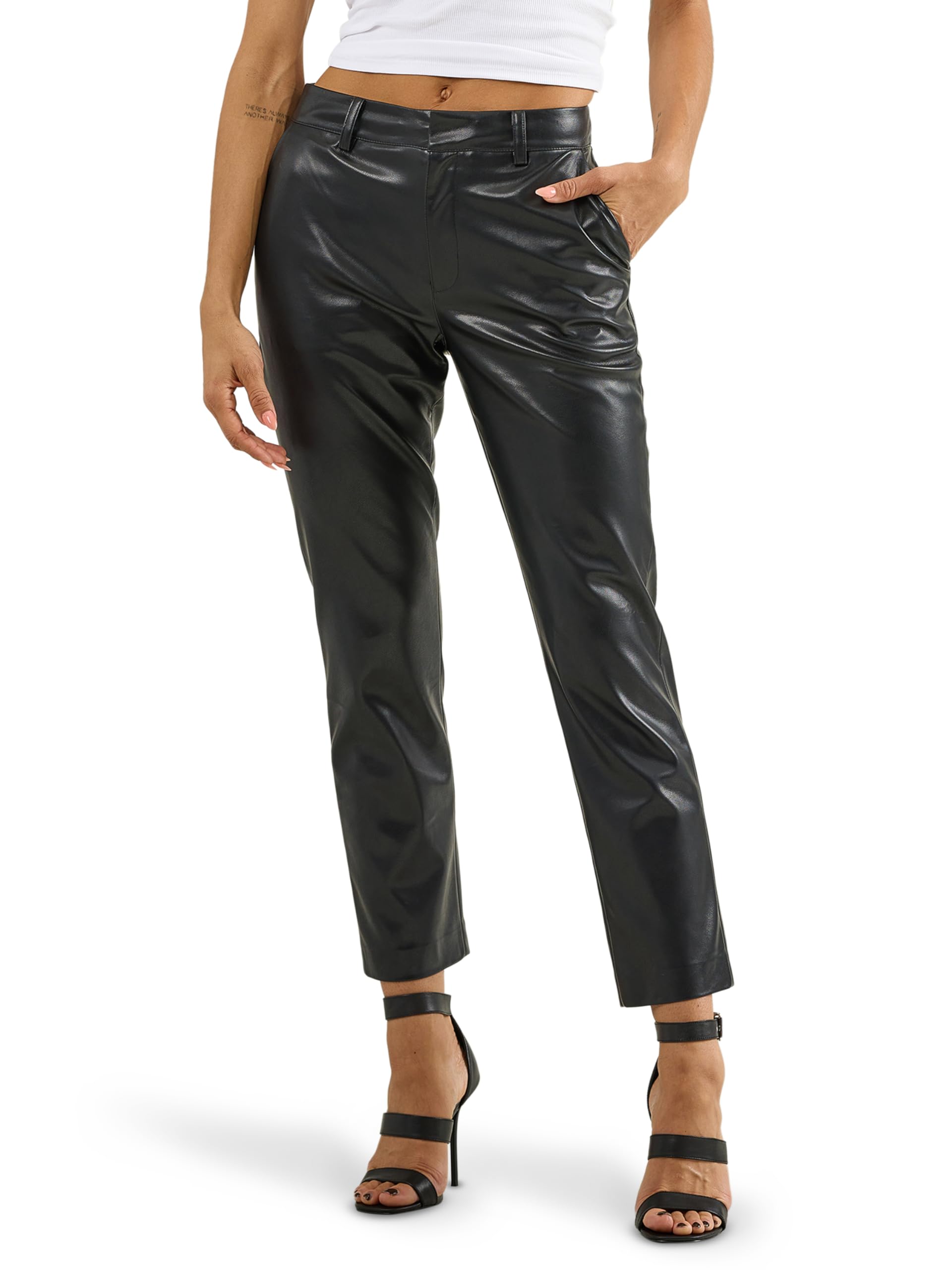 Rock Republic Womens Vegan Leather Trouser