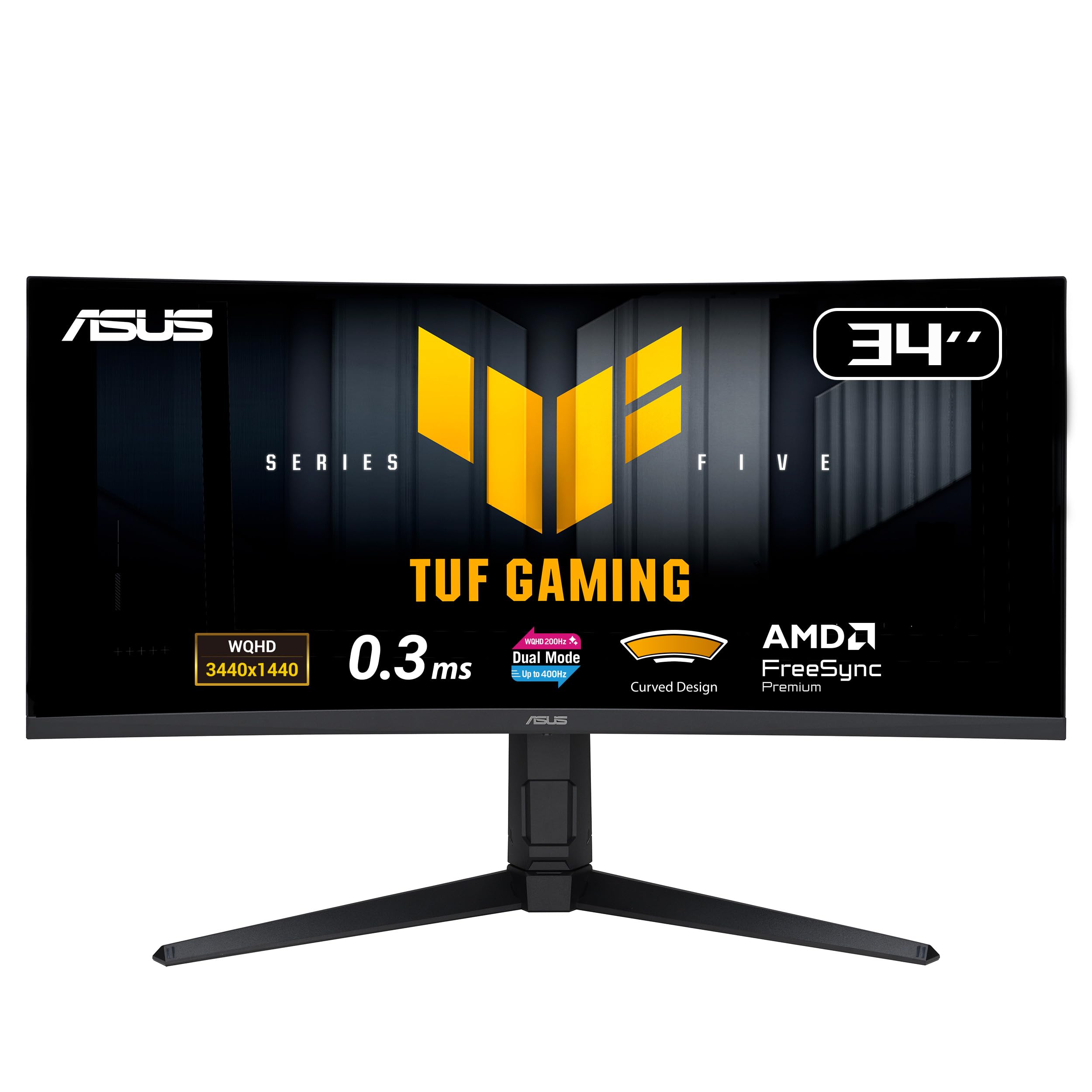 ASUS TUF Gaming VG34WQL5A 34 Inch 1440p 200Hz Ultrawide HDR Gaming Monitor