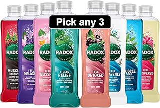Pick and Mix Any 3 Fragrance of Radox Mineral Therapy Bath soak 500 ml