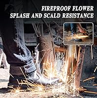 Vista 3 de NOLINSHIELD Steel Toe Boots for men,Slip-on Lightweight Working Boots,Safety,Leather,Comfortable,Puncture-Proof,Mechanic Work Boots