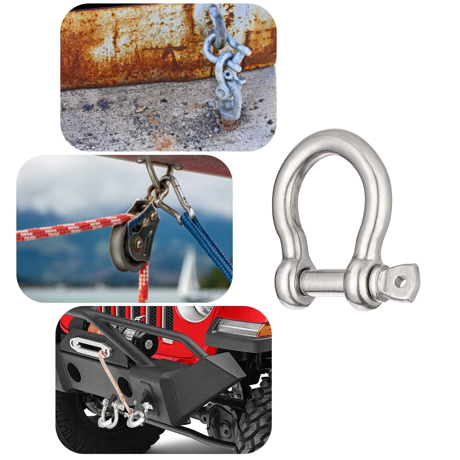 【nozod】oll kyoto ANCHOR SHACKLE O STAINLESS STEEL SCREW PIN ANCHOR SHACKLES - CTS CARGO