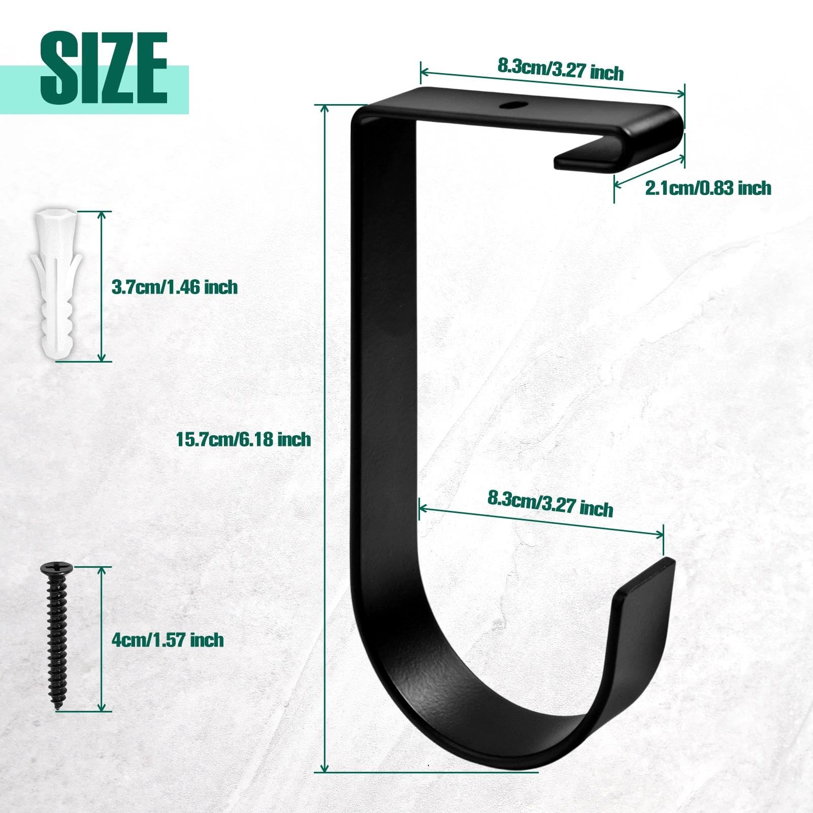 HYKE Thickened Hooks For Overhead Storage Racks,Garage Hooks For - View #8