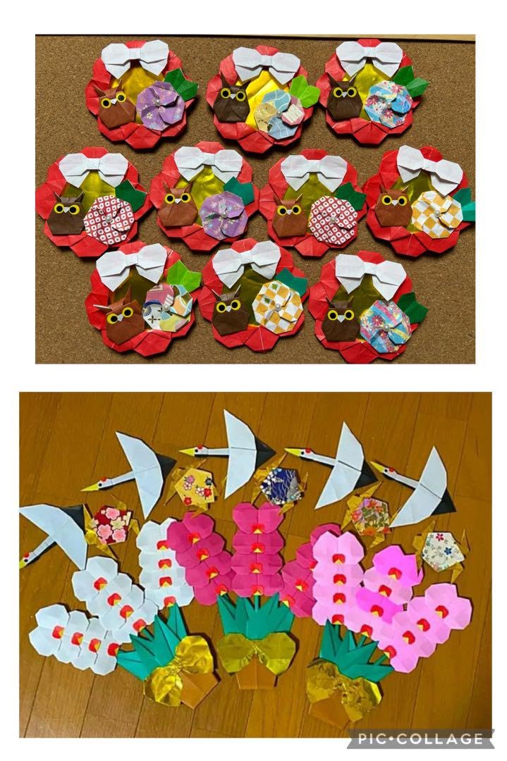 【Kintaro　敬老カード&祝い鶴】 Amazon.co.jp: 折り紙 祝 敬老の日セット 蘭 鶴 亀 ふくろう