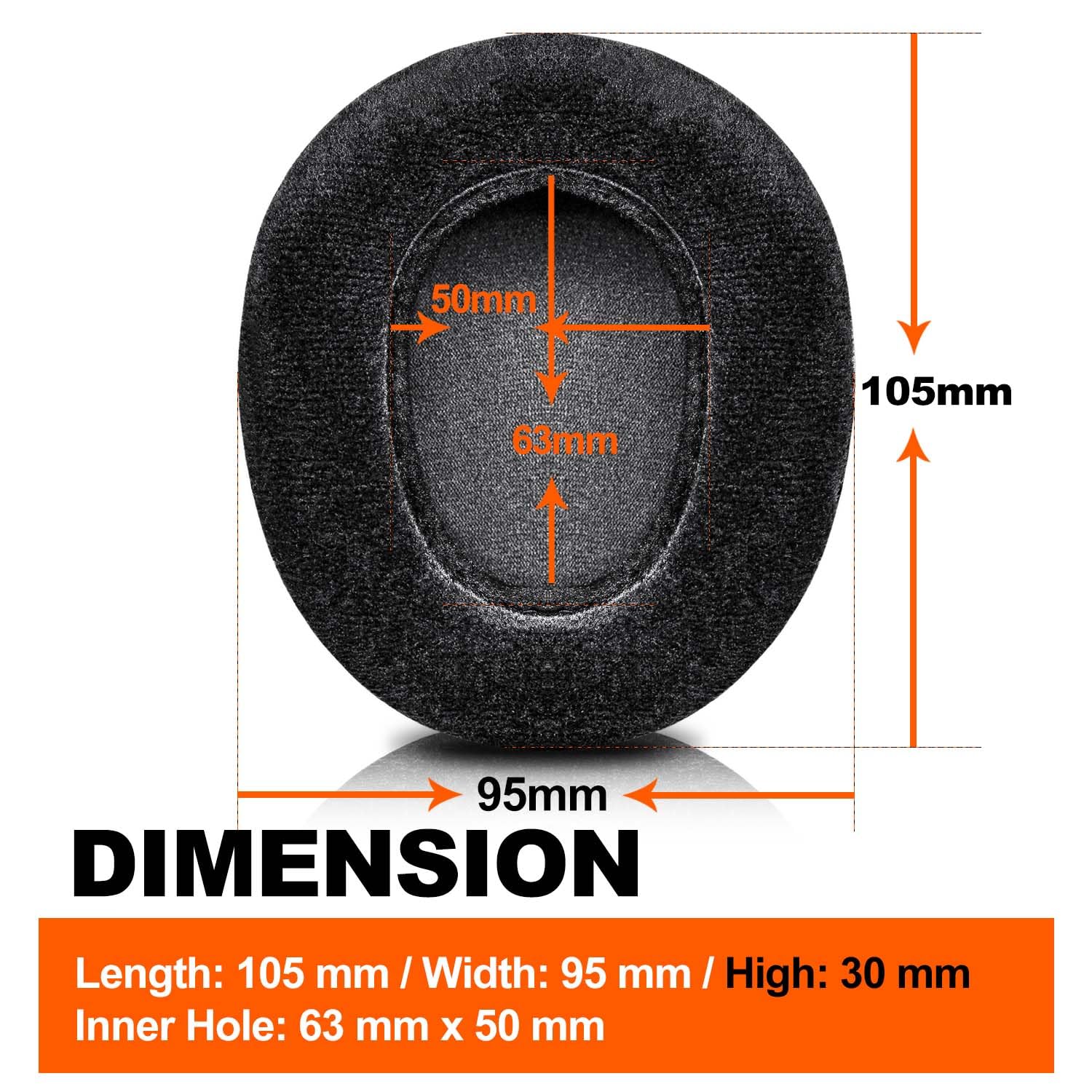 Almohadillas de Repuesto inalámbricas Nova Pro, compatibles con Steelseries Arctis Nova Pro Wireless de LTYIVABHTTW I Mejora de la Durabilidad y el Sonido (Terciopelo Suave)