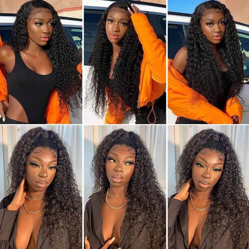 Brazilian Remy Human Hair Bundles Kinky Curly Natural Black Unprocessed 18 20 22 Inch 300g Double Weft