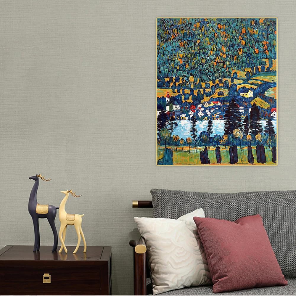 Amazon｜有名なグスタフ・クリムトのポスター風景画ウォールアート