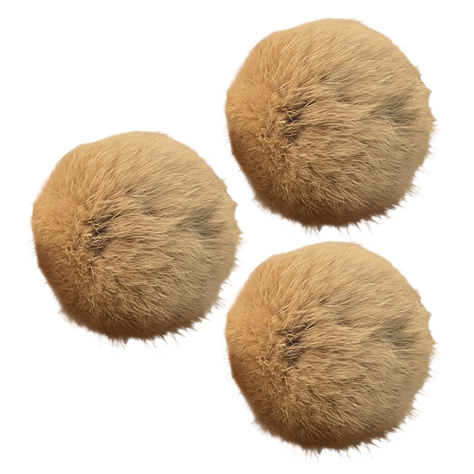 Elnwnnkc Rabbits Furs Play Balls Quiet Rolling Design Toy Ball for Dog Cats Quiet Biting Resistant Ball for Indoor Enrichment Rabbits Furs Ball Cats Toy