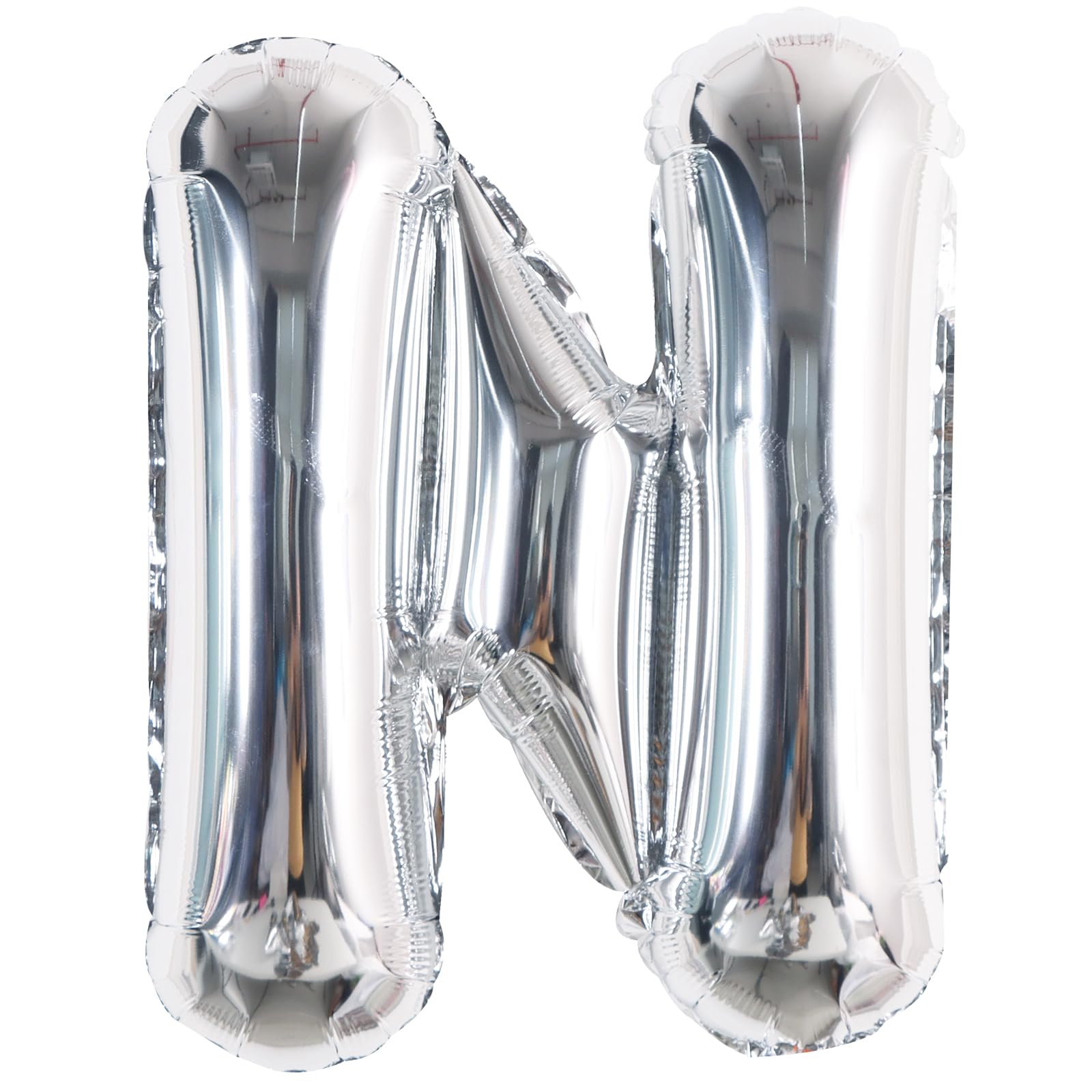TONIFUL Silver Letter N Balloon 16Inch Foil Alphabet N Birthday Party Decor โ image 1