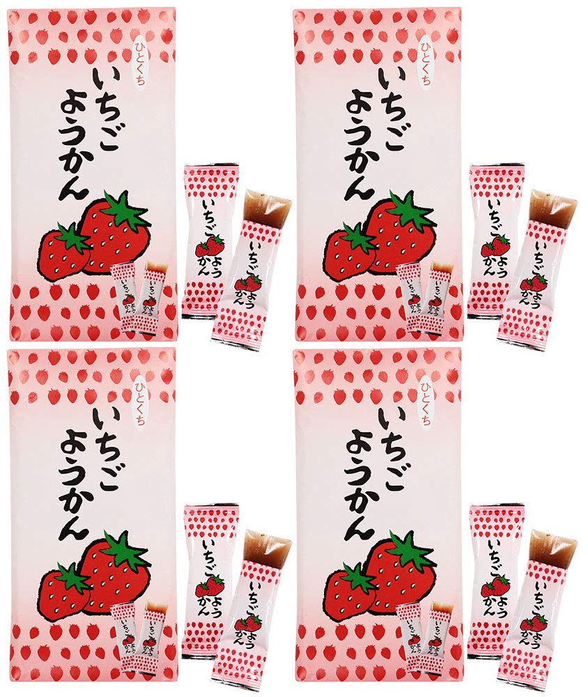 Amazon.co.jp: mita いちごようかん 8個入 / 袋 × 4セット ( いちご