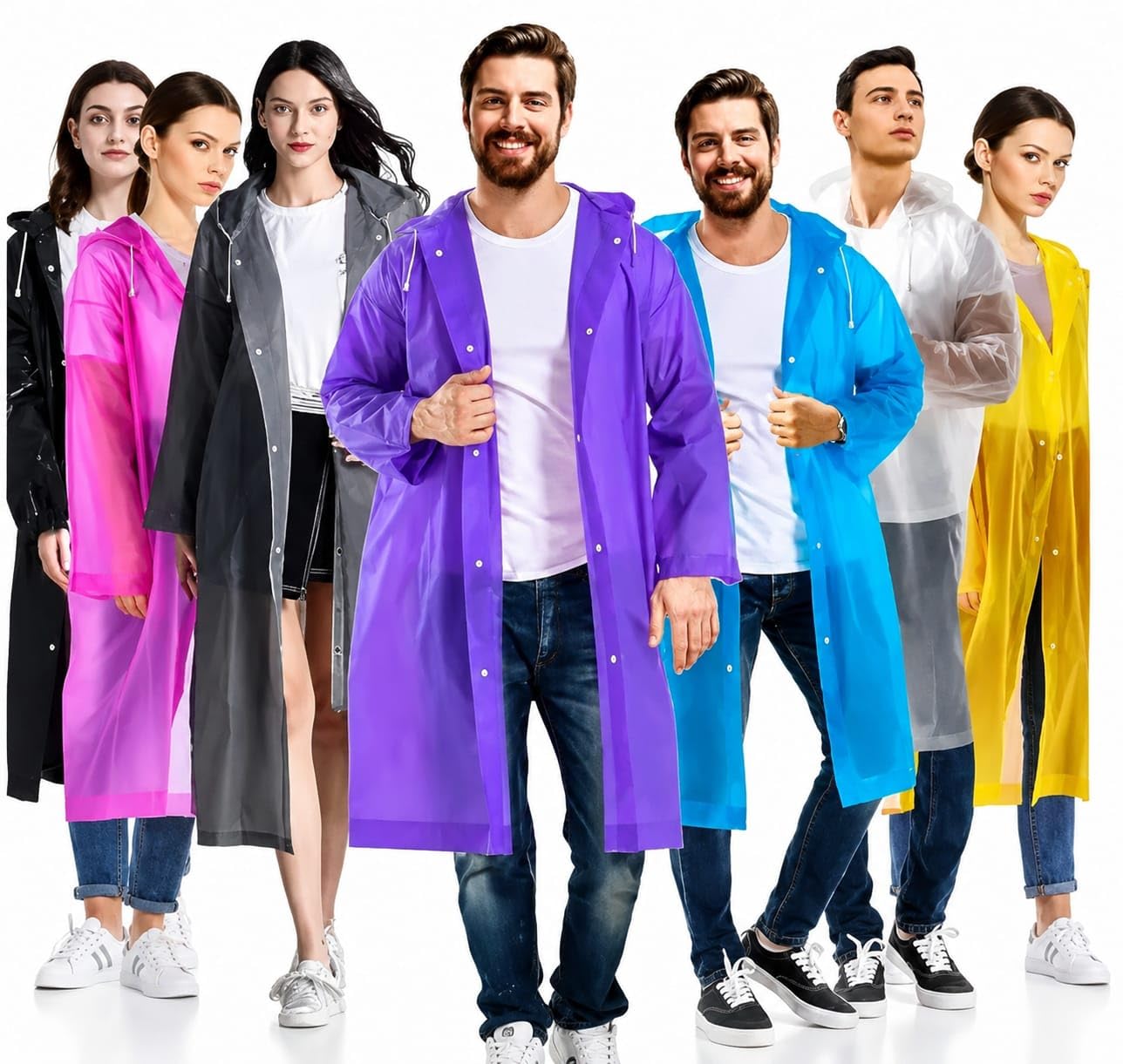 Raincoat Pack of 2 with Hood-image-32