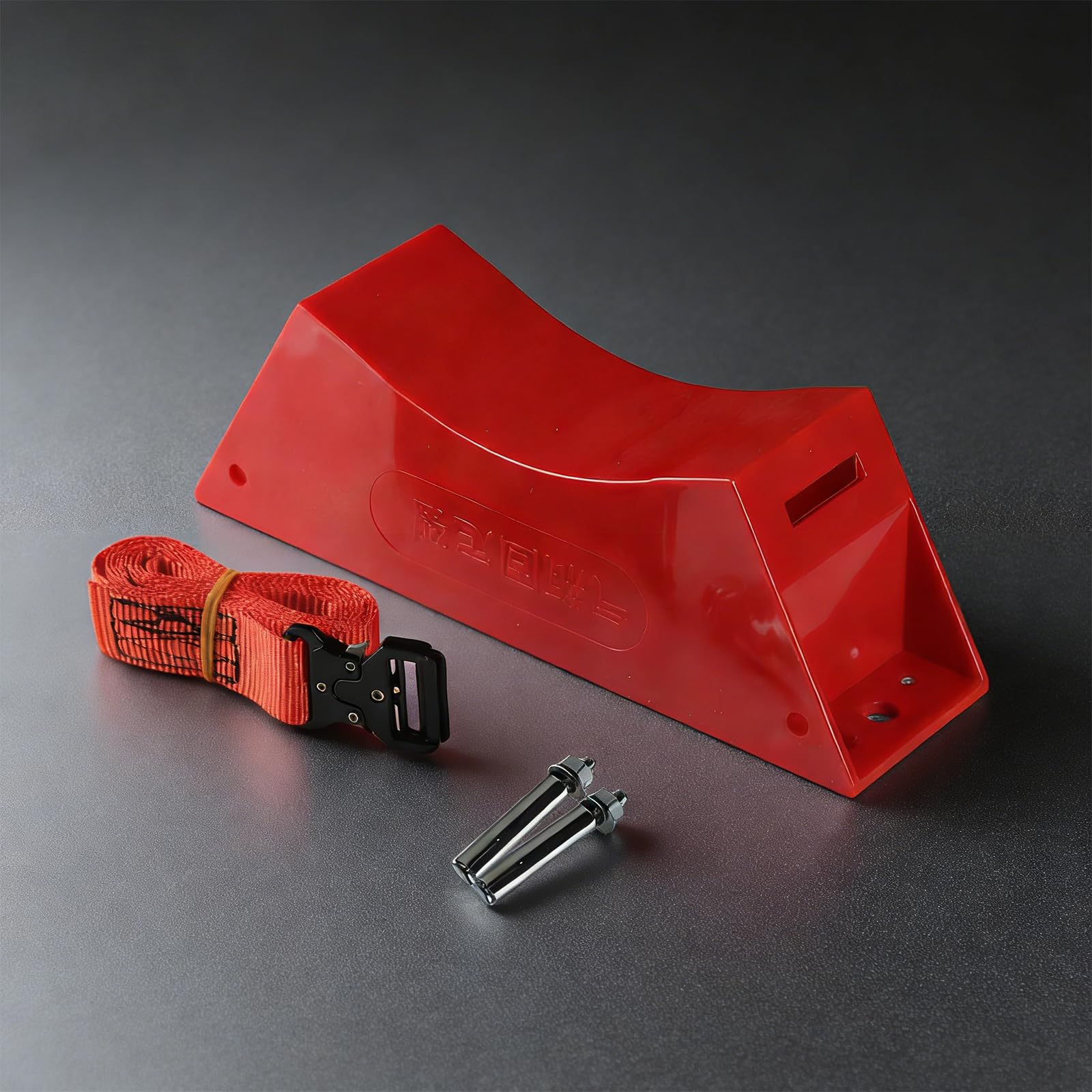 Porte-bouteille en ABS résistant à fixation murale avec sangle pour laboratoire, hôpital, usine, installation facile, sangle cylindrique avec boucle, support cylindrique léger