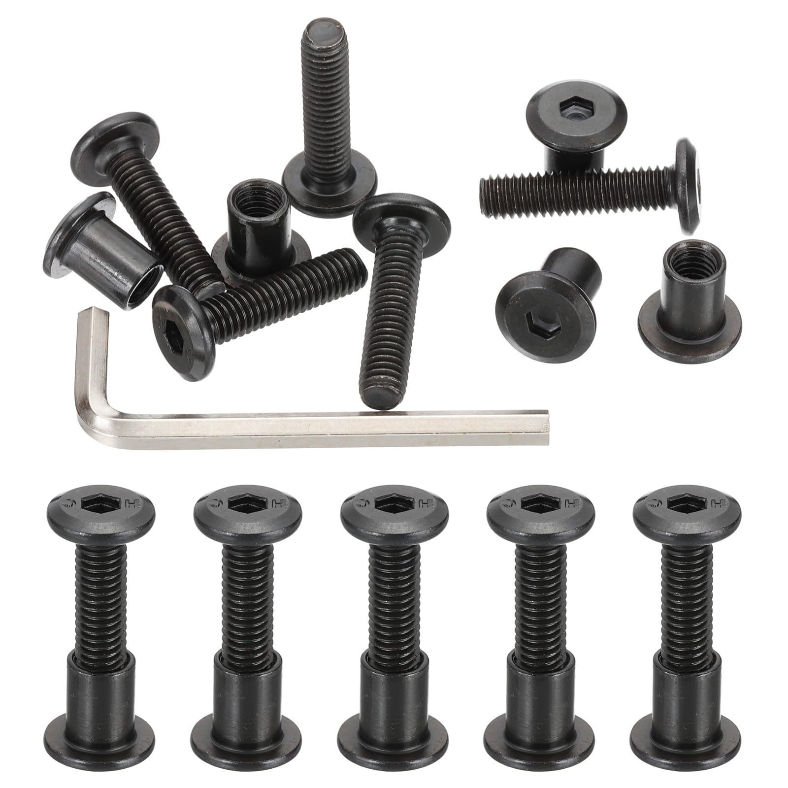 PATIKIL M6x25mm Hex Drive Socket Cap Bolt