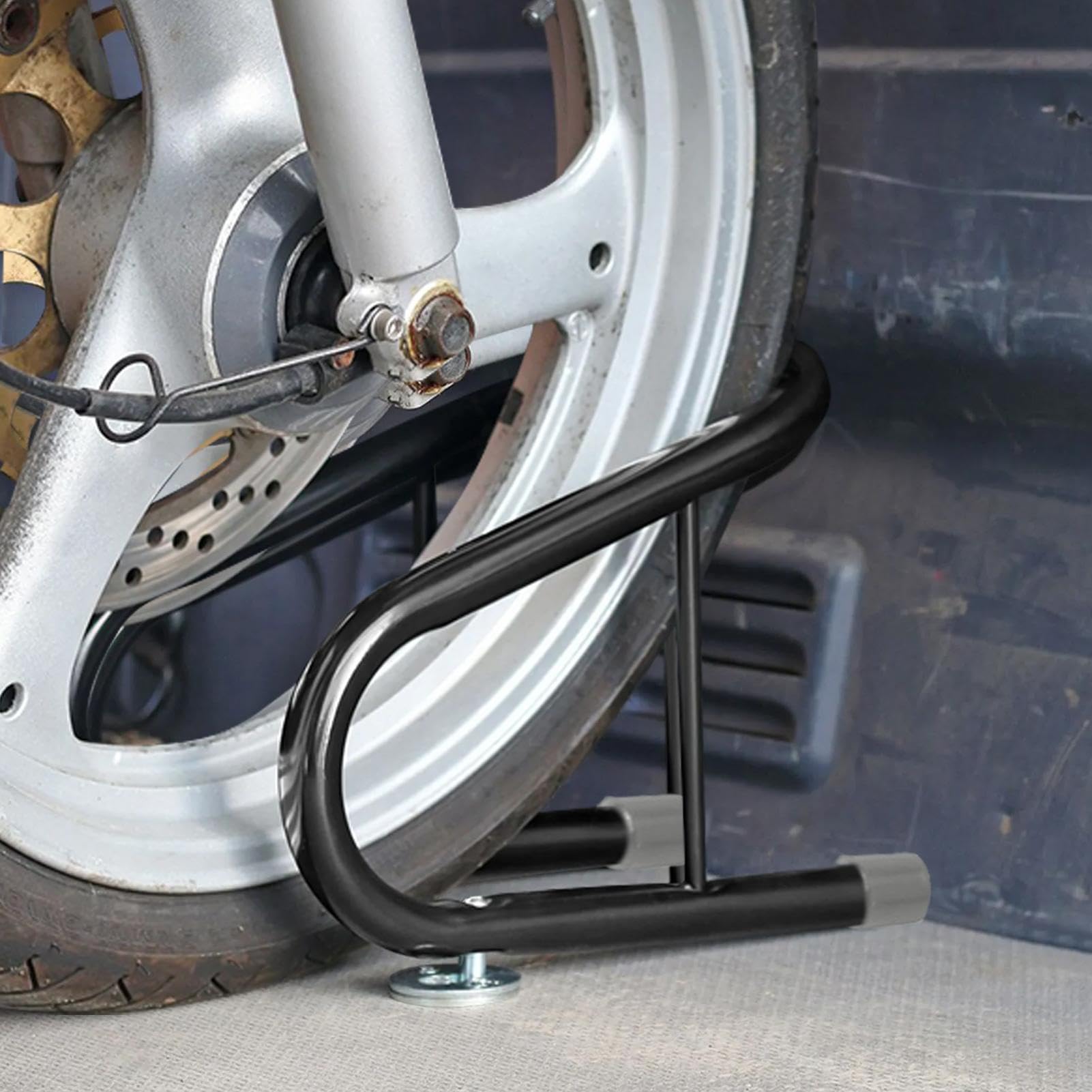 Ceppi Ruota per rimorchio - Blocca Ruota per Moto, Supporto per riporre Ruota per Moto, Blocca Ruota per Moto, Acciaio Inossidabile, Facile da installare